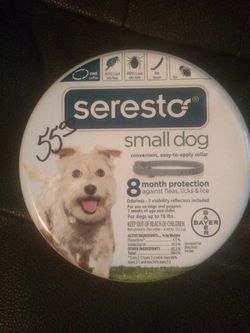 Bayer seresto small dog 8 month flea and tick collar NIB