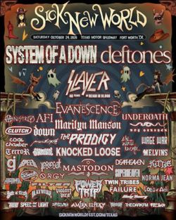 SICK NEW WORLD TEXAS VIP