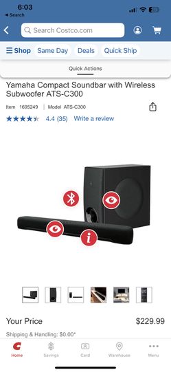 Sound bar + Subwoofer