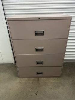 4-Drawer Lateral Metal Filing Cabinet