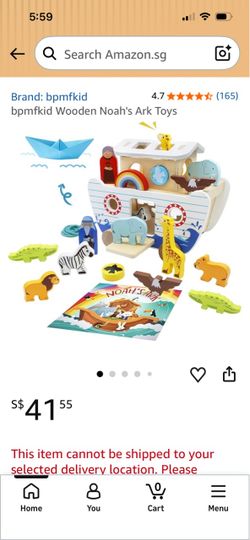 Wooden Noah Ark New