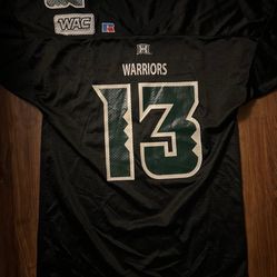 Russell Athletic Hawaii Rainbow Warriors football jersey size Large