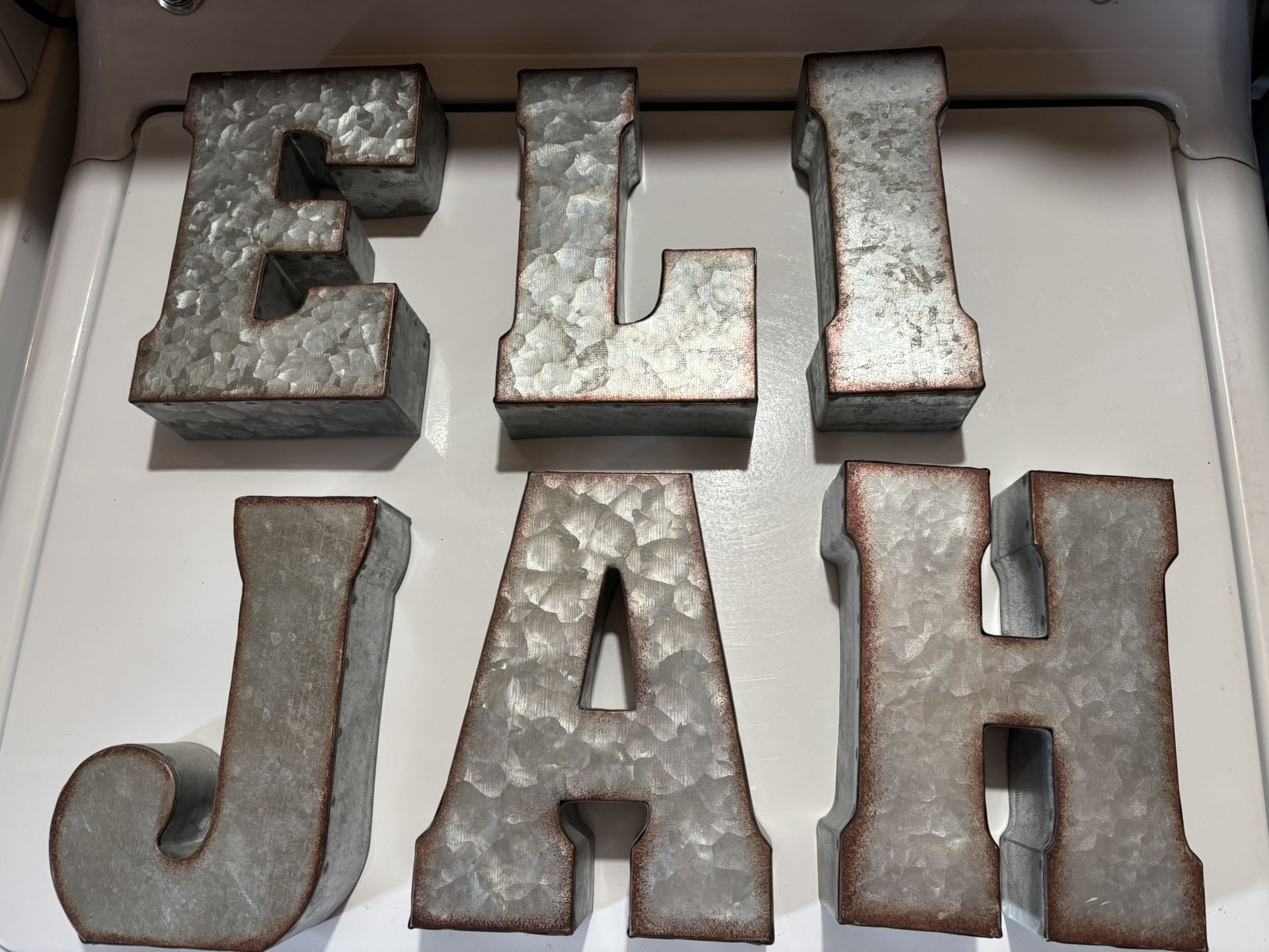 ELIJAH letters Wall Art