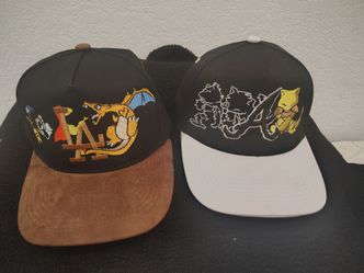 Pokémon Embroidered Snapback Hats – Set of 2