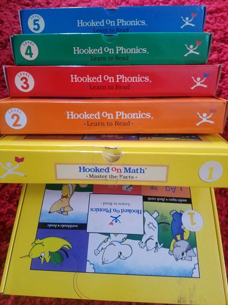 Hooked on Phonics levels 1-5 Cassette.