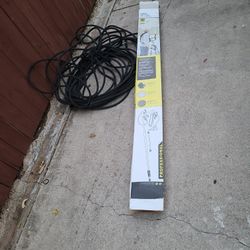 Pressure Washer Holes And Telescope Wand With Harness