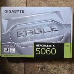 *New* Gigabyte RTX 5060 Eagle OC Ice 8GB GDDR7 White GPU
