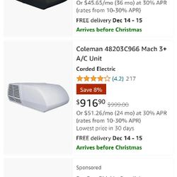 Coleman A/c Unit For Rvs