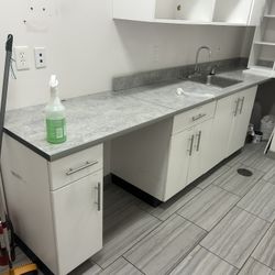 Cabinet And Work Desk 