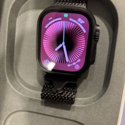 Apple Watch Ultra 2 Black Milanese Loop