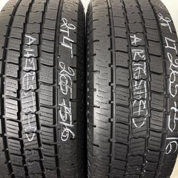 2 Tires Lt 265 75 16 Cooper Discoverer Ht3 Like New No Repairs 