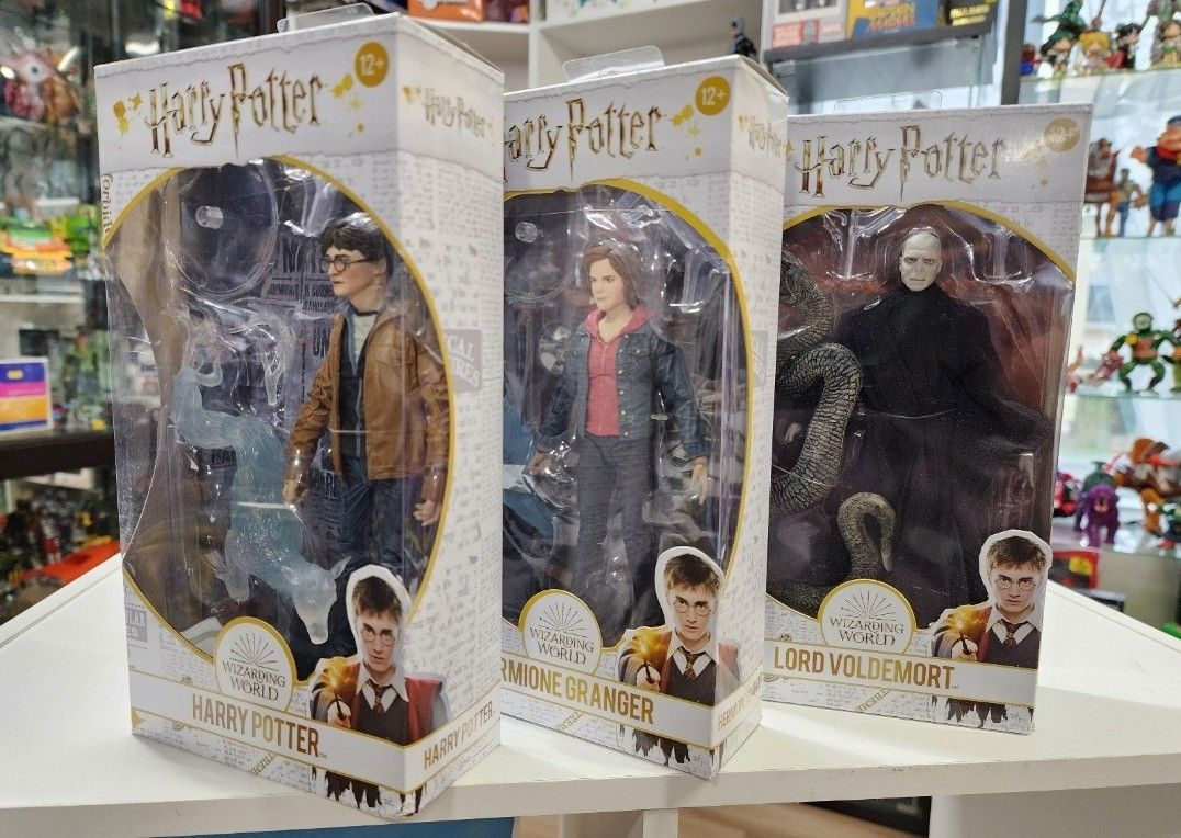 Harry Potter lot 3 figures MacFarlane, Lord Voldemort, harry Potter,  Hermione Grannger
