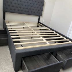 STORAGE SPACE BED - Tuft - Convenient - Same Day Delivery 
