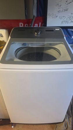 SAMSUNG HE washer with 4.5cu drum