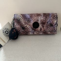 Kipling Rubi Large Printed Wristlet Wallet
