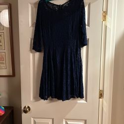 Blue Lace Dress 
