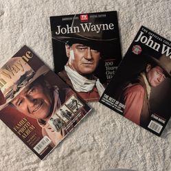 John Wayne Set of 3