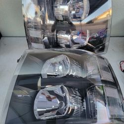 07-13 Chevrolet Silverado Headlights Luces Micas Calaveras Faros Faroles Focos Chevy 