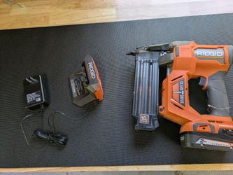Ridgid 18g Cordless Brad Nail Gun