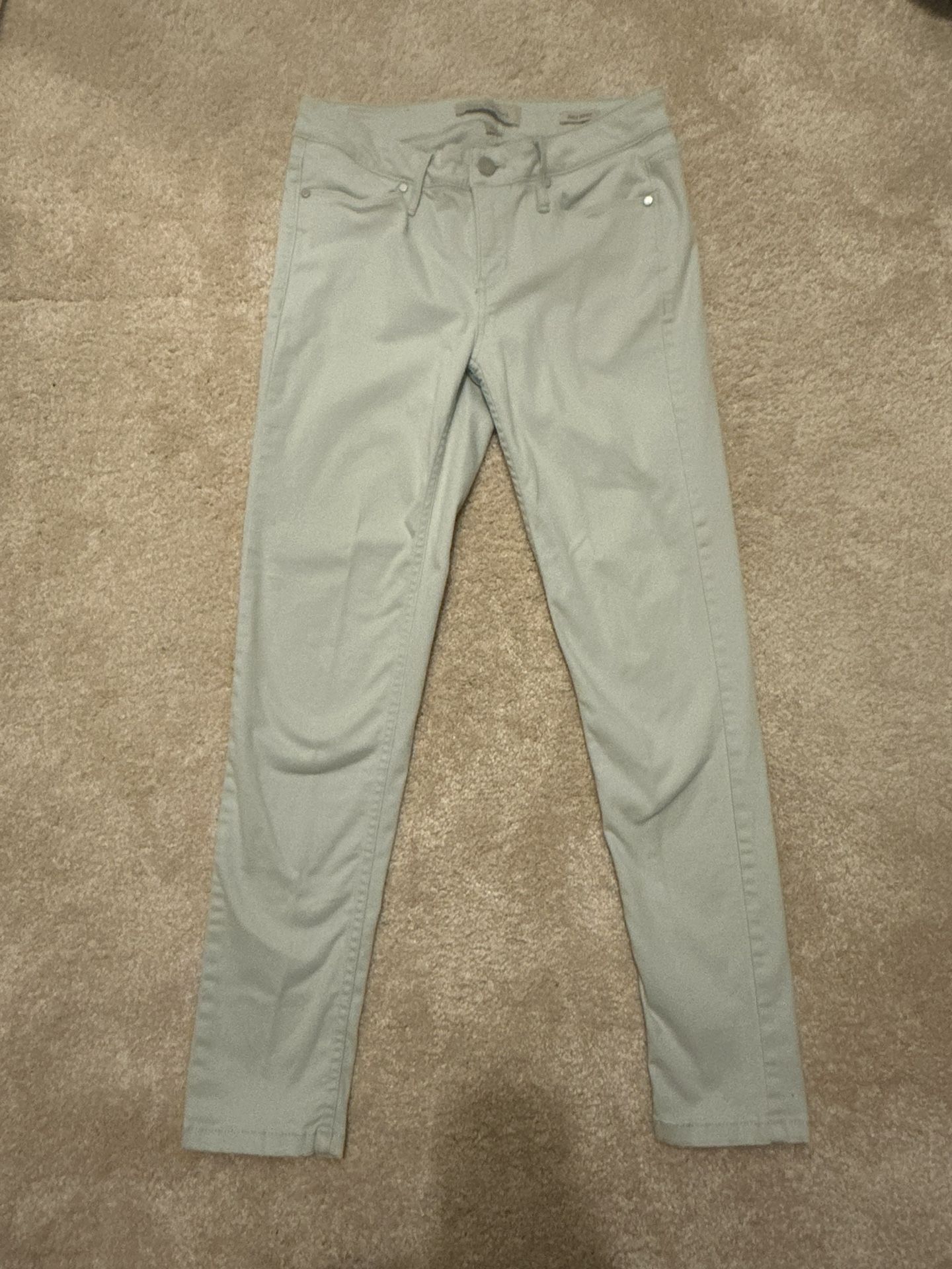 Calvin Klein Soft Mint Skinny Jean Size 4