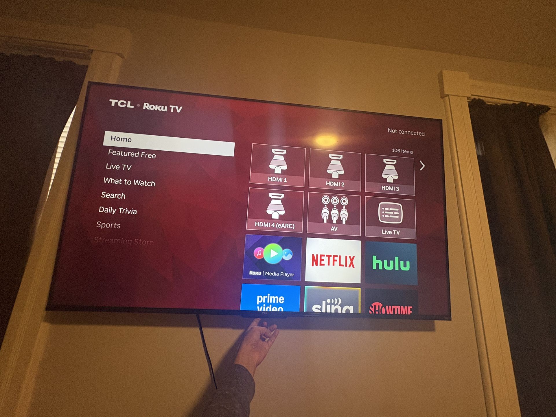 TCL 55 Inch ROKU TV with Remote