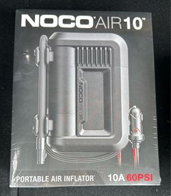 NOCO AIR10 UltraFast 10A 60 PSI 12V Portable Tire Inflator and Air Compressor
