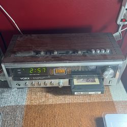 Zenith 8 Track Player With Radio and Clock
