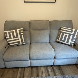 Ashley Furniture Dual Power Reclining Sofa Couch New