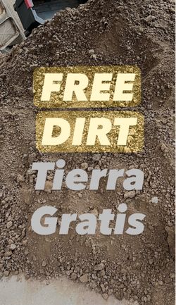 Free dirt pick up or drop off Tierra Gratis