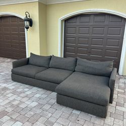 Crate And Barrel Sectional Couch 