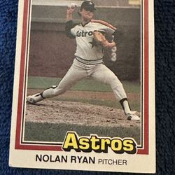 1981 Nolan Ryan, Donruss, First Edition Collectors Series.