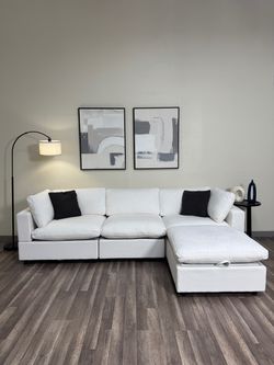 FREE DELIVERY New In Box Cloud Modular Sectional Couch 4 Piece White