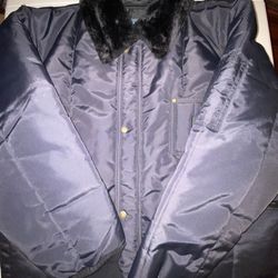 RefrigiWear Men's Insulated Iron-Tuff Arctic Jacket Soft Fleece Collar XL 0322R