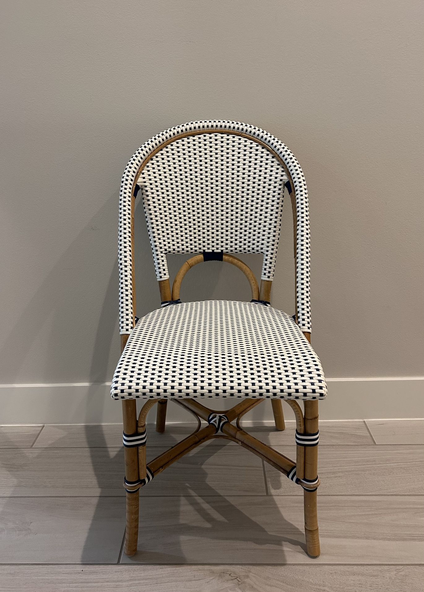 4 Serena & Lilly Rattan Dining Side Chairs