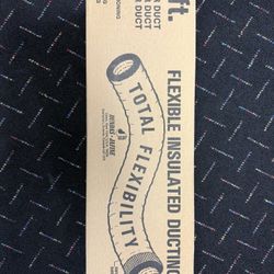 ★★★★★   Dundas Jafine Flexible Insulated Duct, 6" x 25' Flexible Black Jacket R6 Insulated Duct, Silver, 6-Inches by 25-Feet 