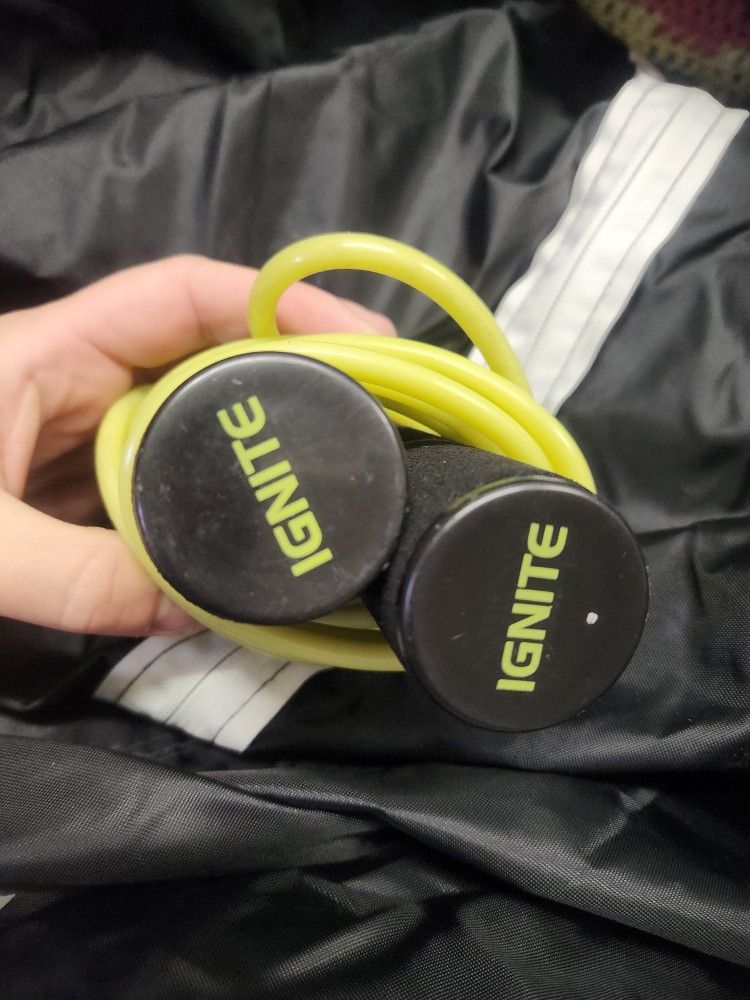 Ignite Jump Rope, Weighted 6" Hand Grips , 60" Plastic Cord