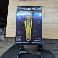 Kemei Professional Clipper With Clips Brand New 