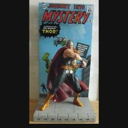Large Marvel Thor Comic Book Cover Statue RARE