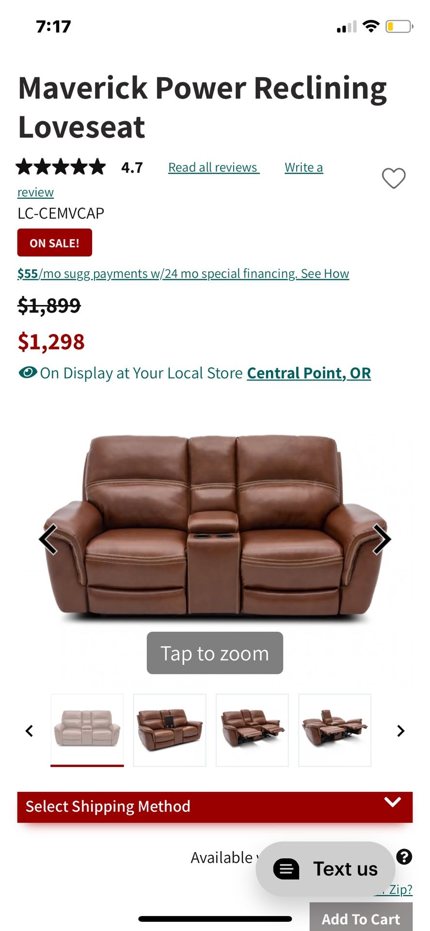 Leather Sofa Electric