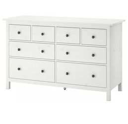 HEMNES 8-drawer dresser.