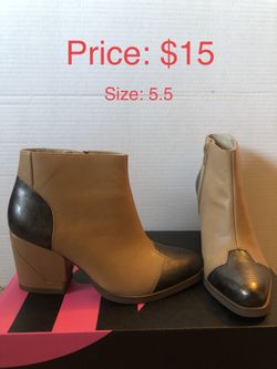 BRAND NEW! Michael Antonio Couture Tan Booties