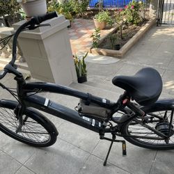Electric  Cruiser Bike Goes 29 Miles Speed At 15mph
