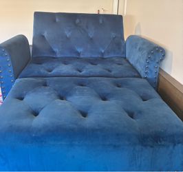 Blue couch