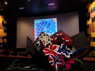 Handmade Spider man bouquet