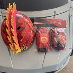 Disney Cars Bicycle Safety Kit For Boys.
