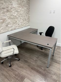 L shaped office desks (3 available)