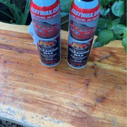 2 Cans Cleaning Wax