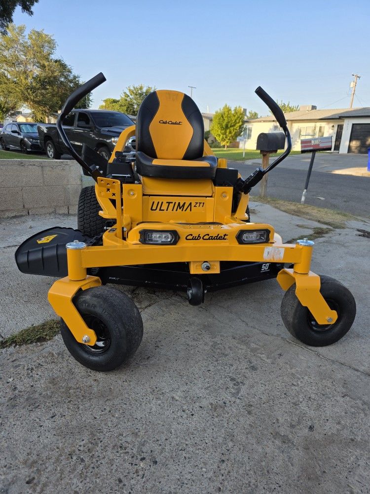 Cub Cadet
Ultima ZT1 50 in. Fabricated Deck 23HP V-Twin Kawasaki FR Series Engine Dual Hydro Drive Gas Zero Turn Riding Lawn Mower
