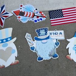 Uncle Sam Patriotic Garden Decorations