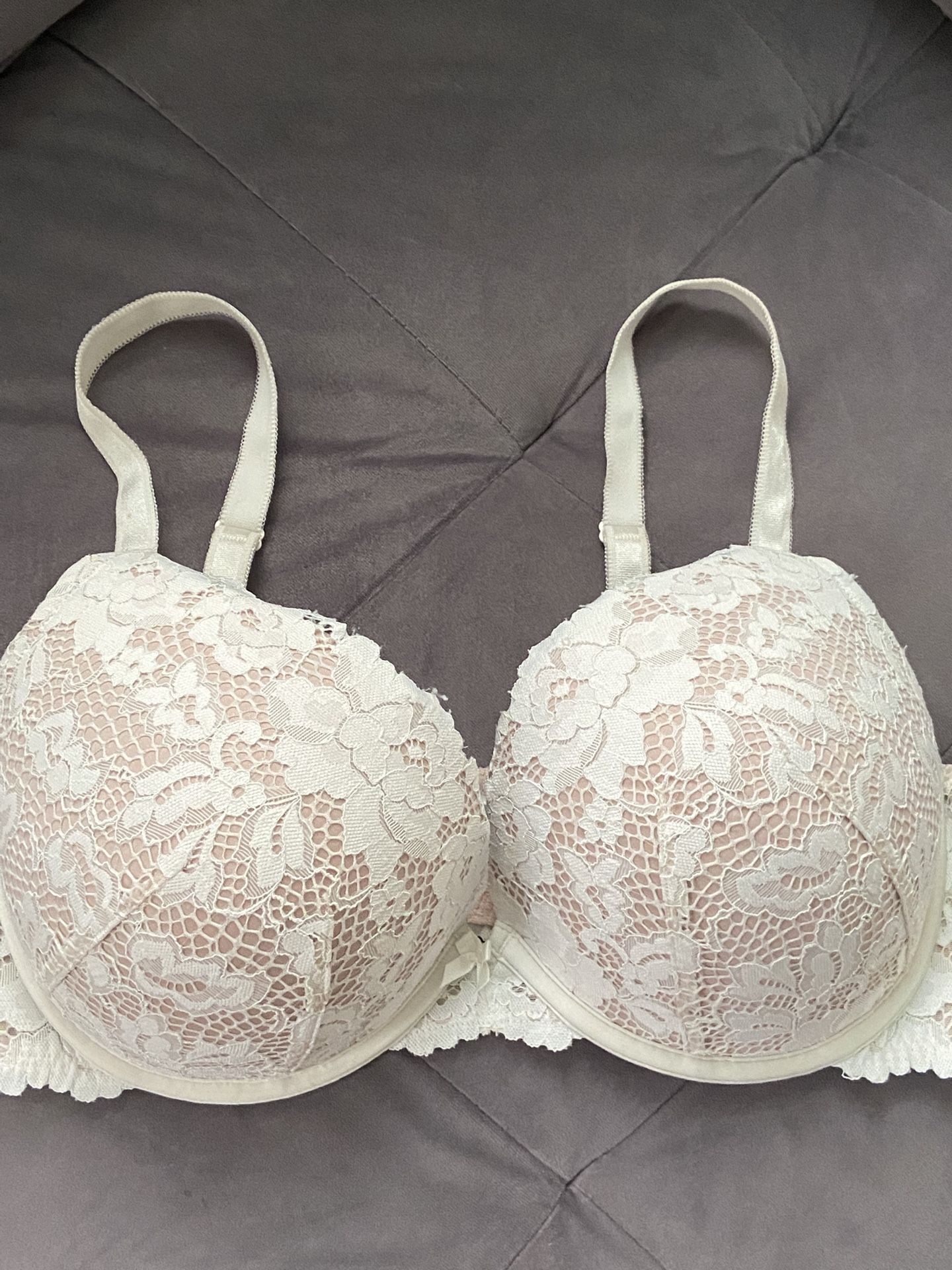 Torrid Curve Padded Wire Push Up Lace Plunge Bra 44C